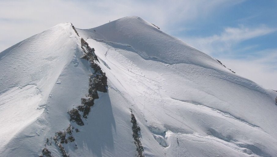 Castor ( 4228 metres ) in the Zermatt Region of the Swiss Alps