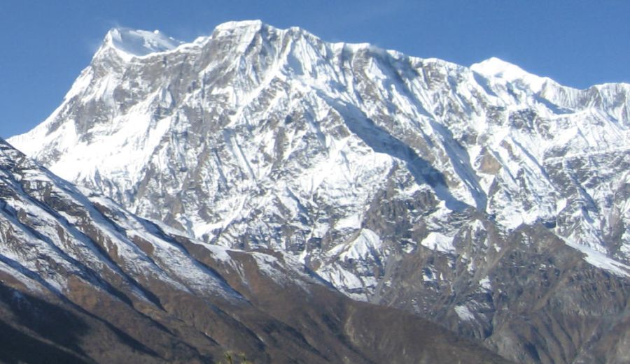 Annapurna III from Manang Valley