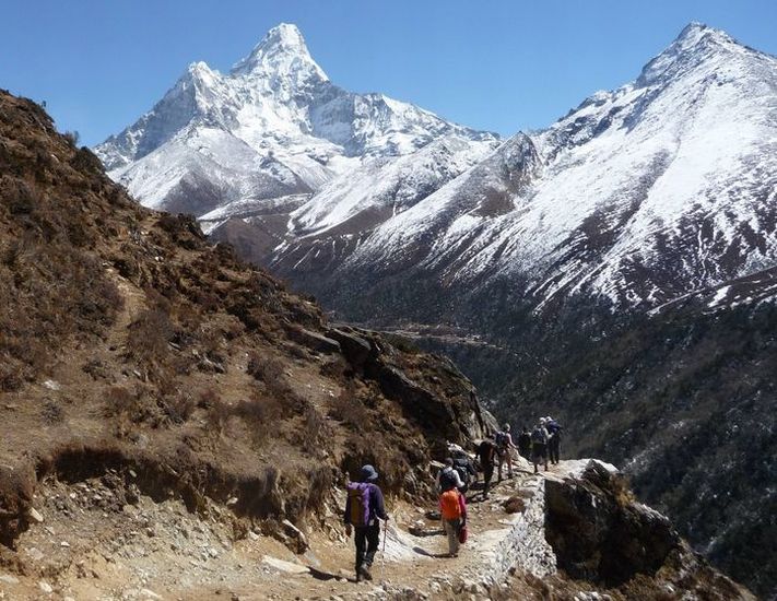 Ama Dablam from Pangboche