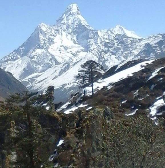 Ama Dablam from Pangboche