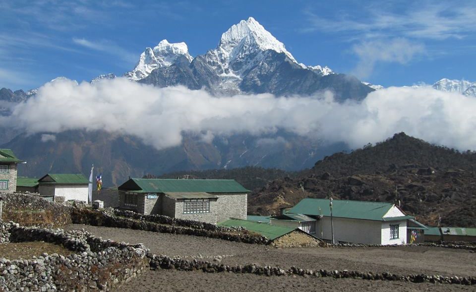 Kang Taiga and Thamserku from Kumjung Village