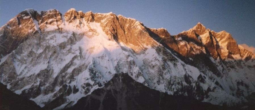 Sunset on the Nuptse-Lhotse Wall