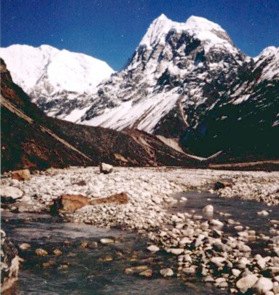 Langshisa Ri from the Langtang Khola