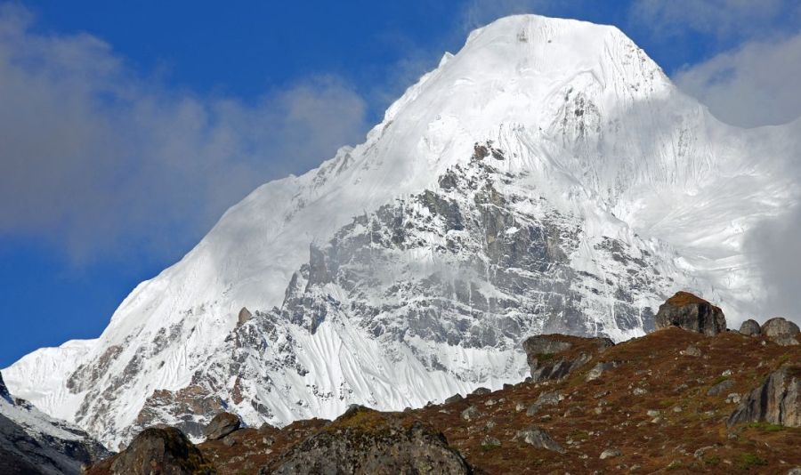 Chamlang East from the Barun Valley