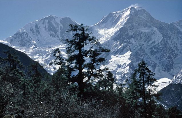 Mt.Manaslu from the North-West