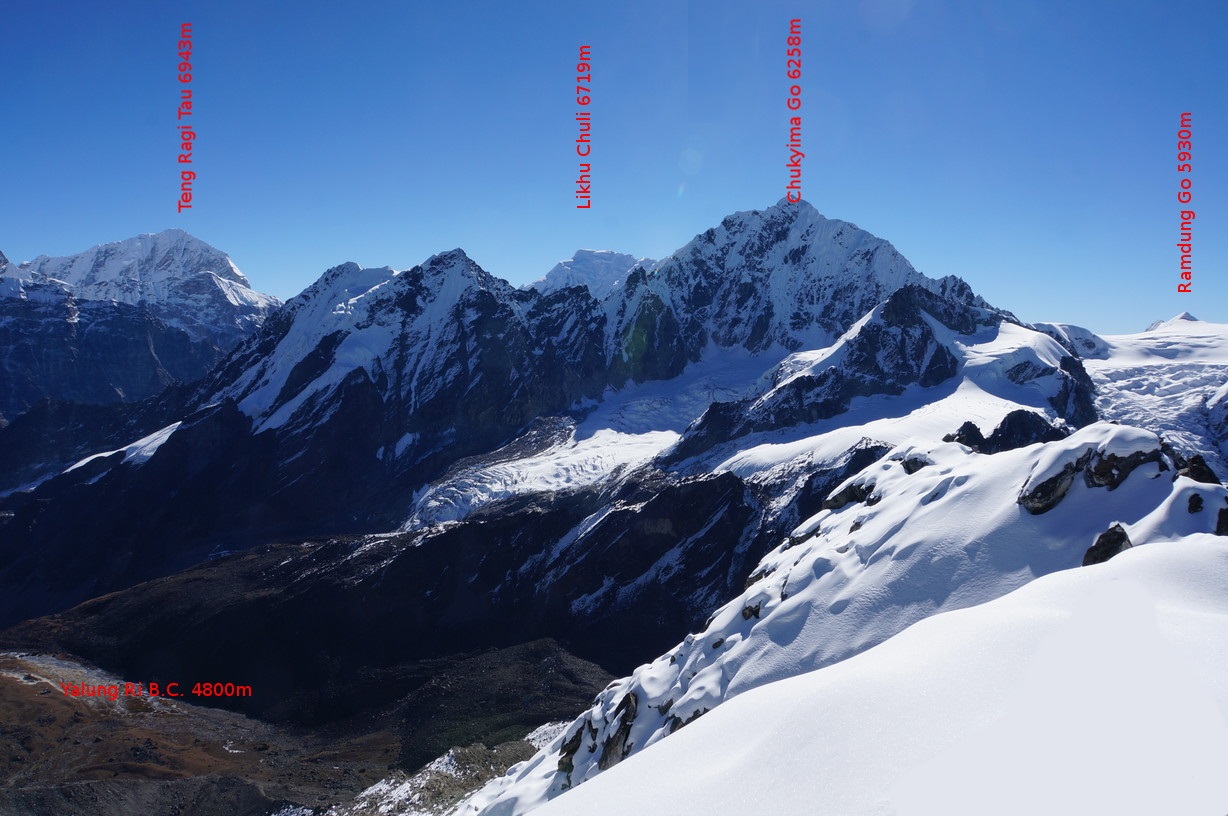 Mt.Chugimago from Ramdung High Camp