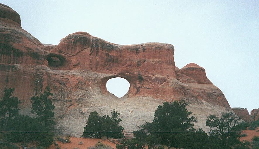 Tunnel Arch in Arches National Park