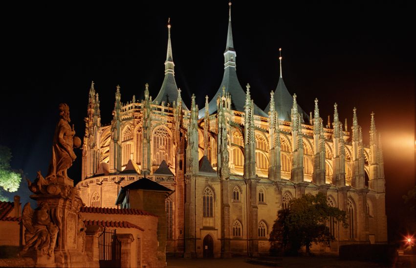 St. Barbara Church in Khutna Hora in the Czech Republic