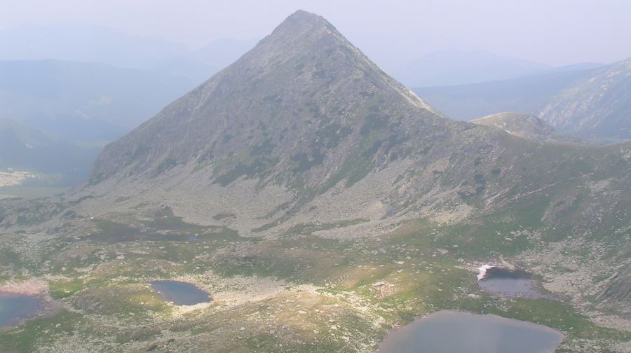 Papusa Peak in the Retezat Range of the Southern Carpathians in Romania