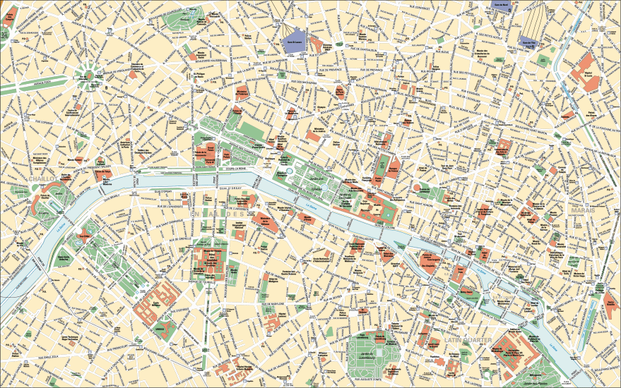 Maps Of France: Paris, Alps, Mont Blanc