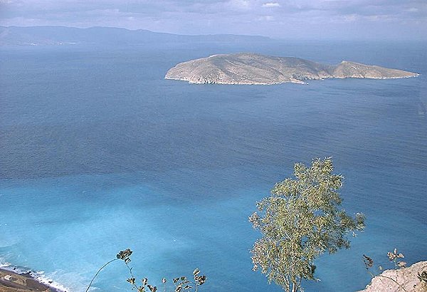 View from the Panoramic Restaurant between Sitia and Ag. Nikoliaus on the Greek Island of Crete