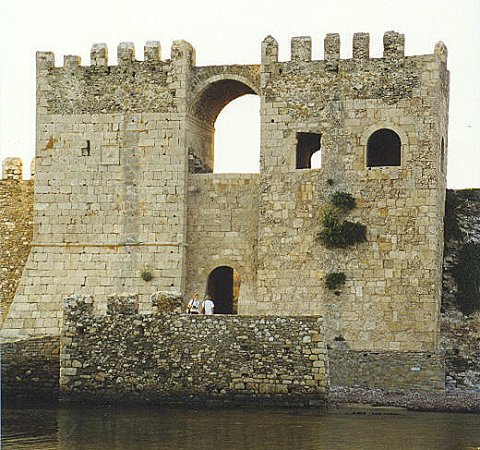 Fortress at Methoni in the Peloponnese of Greece