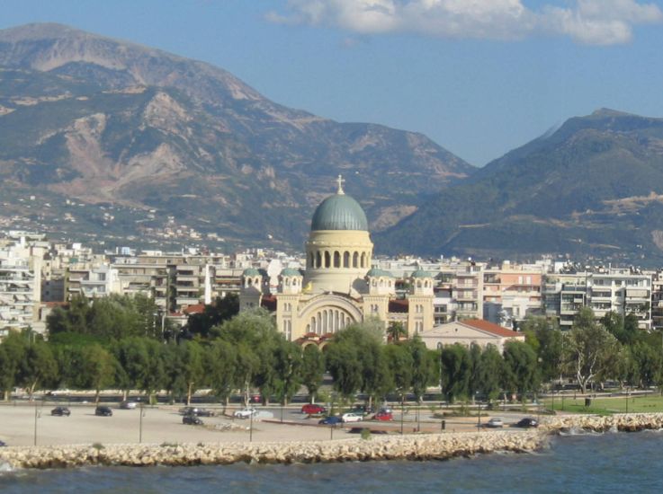 Seafront at Patras on the Peloponnese