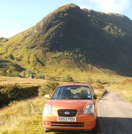 Kia Picanto in Glen Lyon