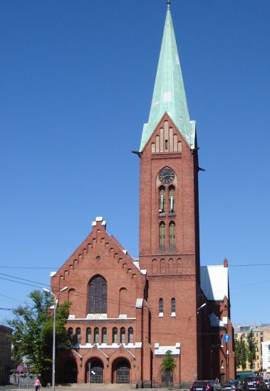 St. Gertude New Church in Riga