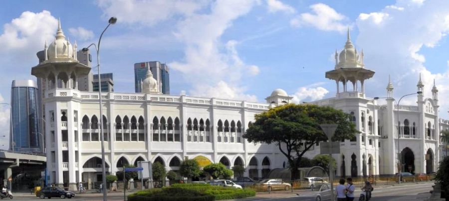 The Railway Station in Kuala Lumpur