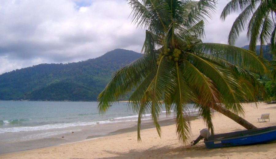 Beach at Kampung Juara on Tioman Island