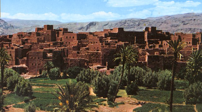 Tinerhir Village in the sub-sahara