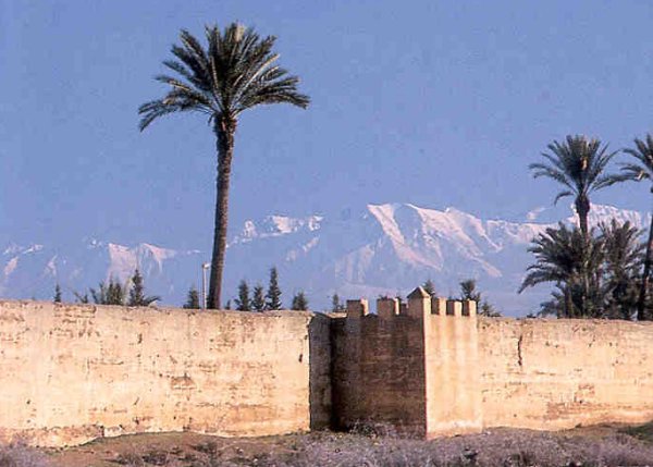 High Atlas from Marrakesh