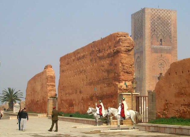 Hassan Tower in Rabat - capital city of Morocco