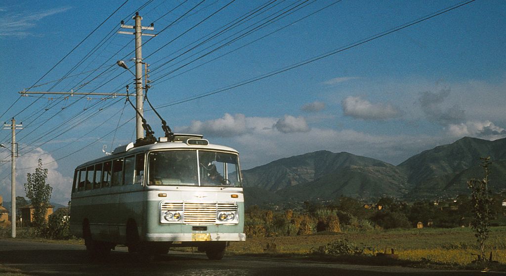 Trolleybus in Kathmandu City