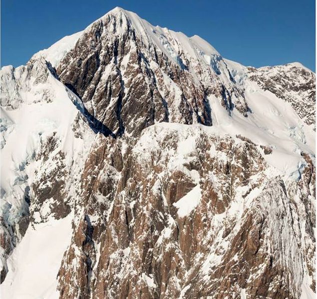 Mount Cook in the Southern Alps of New Zealand