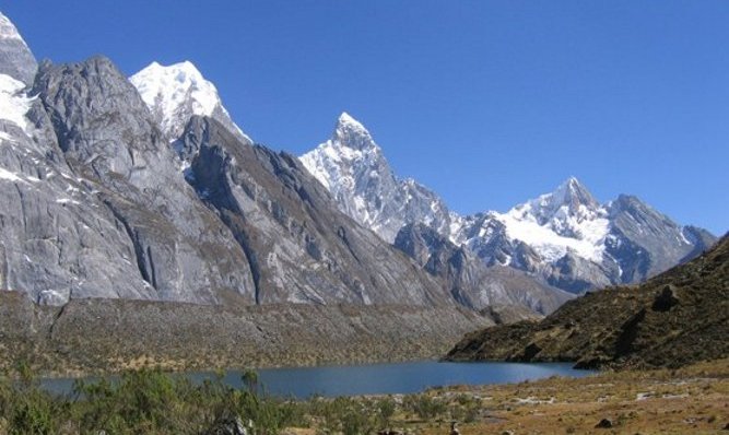 Photograph Of Quesillo Lake In The Cordillera Huayhuash Of The Peruvian 