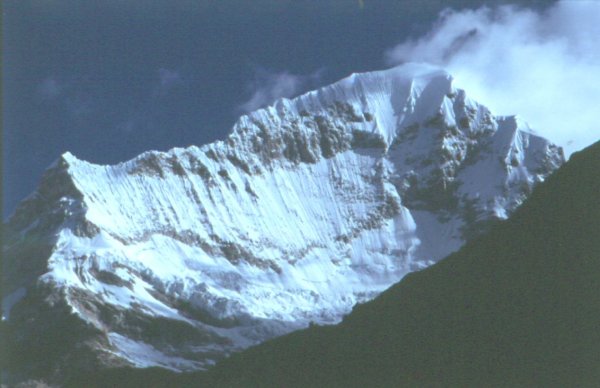 Andean Peak near Huaraz in Peru