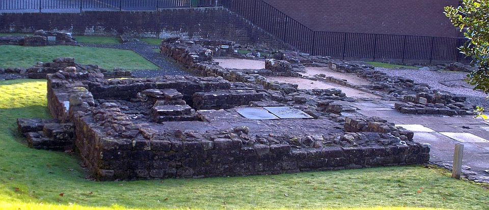 Ruins of Roman Bath House in Bearsden