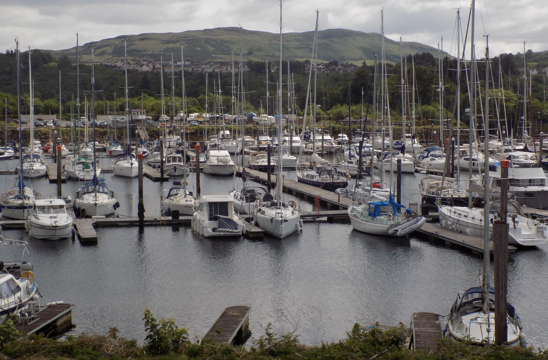 Boats in Inverkip marina