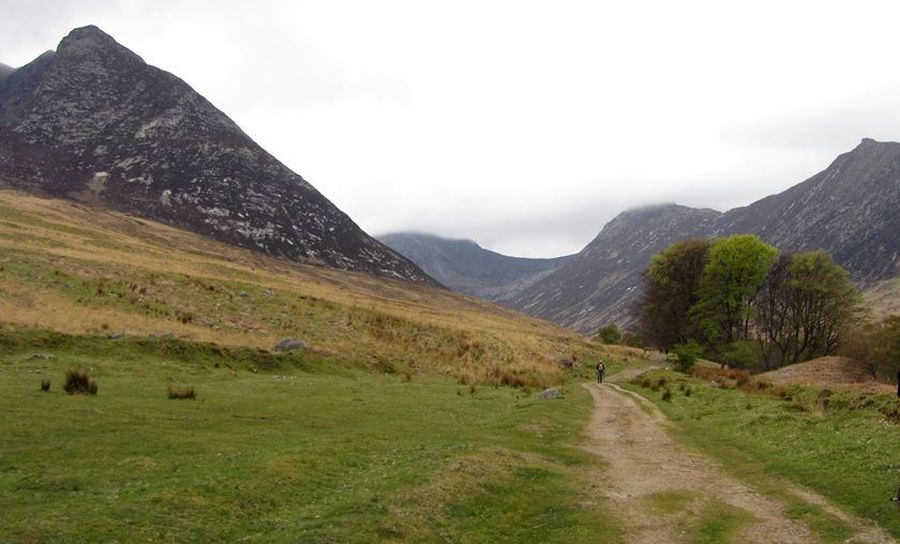 Beinn Nuis in the Arran Hills from Glen Rosa