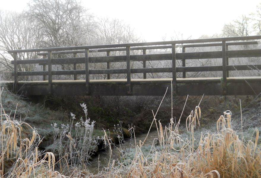 Bridge over burn in the Craigdhu Wedge