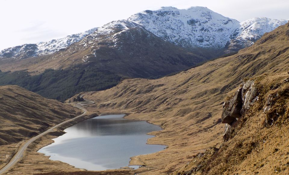 Ben Donich and Loch Restil from Beinn an Lochain in the Southern Highlands of Scotland