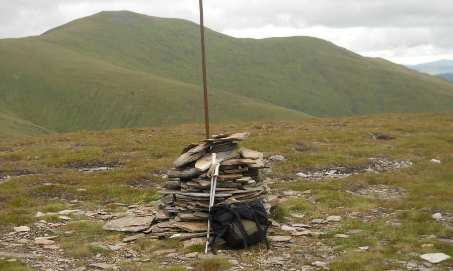 Carn Gorm from the summit of Beinn Dearg