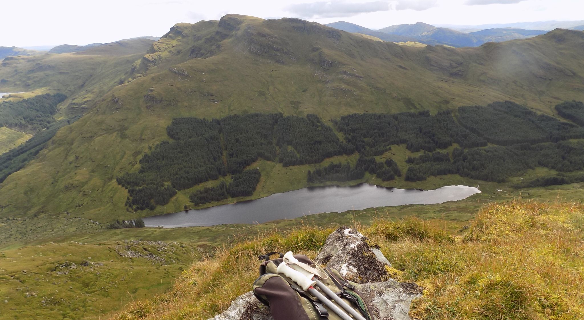 Beinn Bheula above Curra Lochain from Beinn Lochain