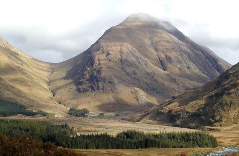 Buchaille Etive Mor from Glen Etive