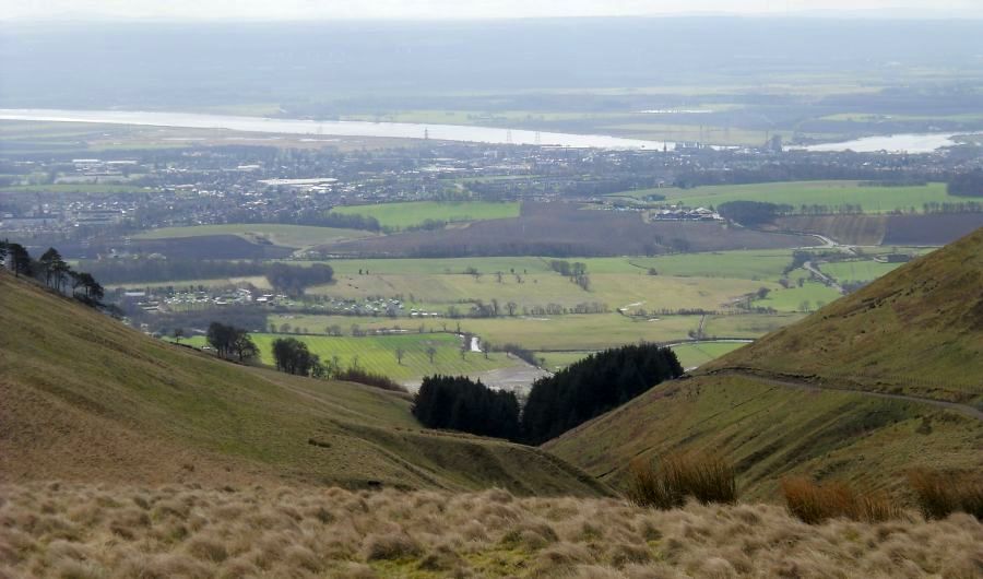 River Forth and Silver Glen on ascent of Ben Cleuch