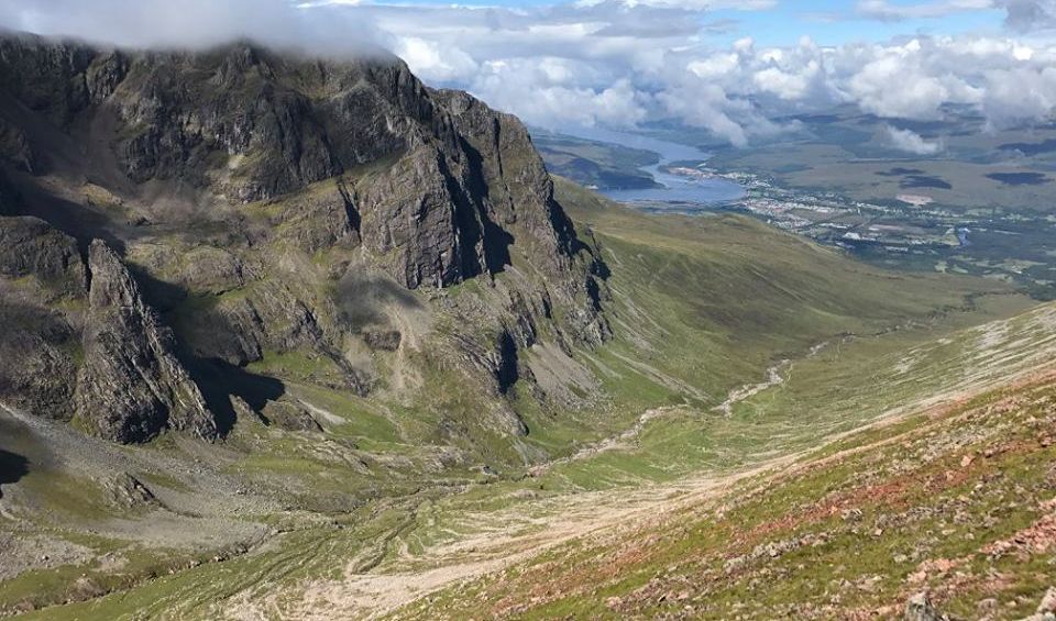 Castle Ridge on Ben Nevis