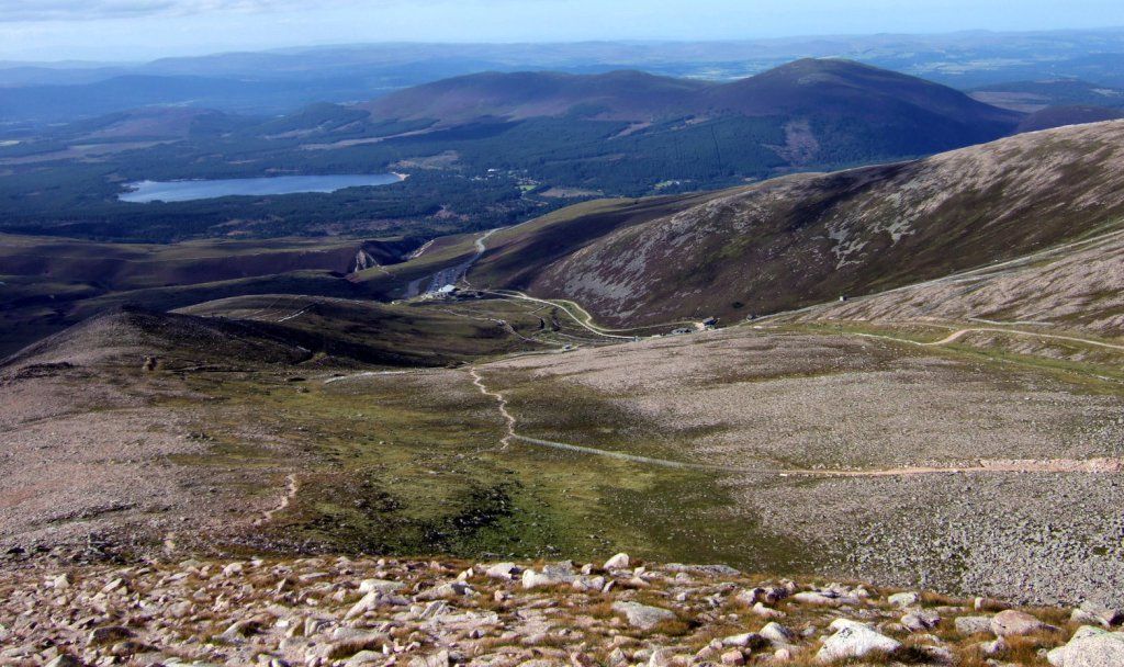 Loch Morlich from Fiacaill Ridge on Cairngorm