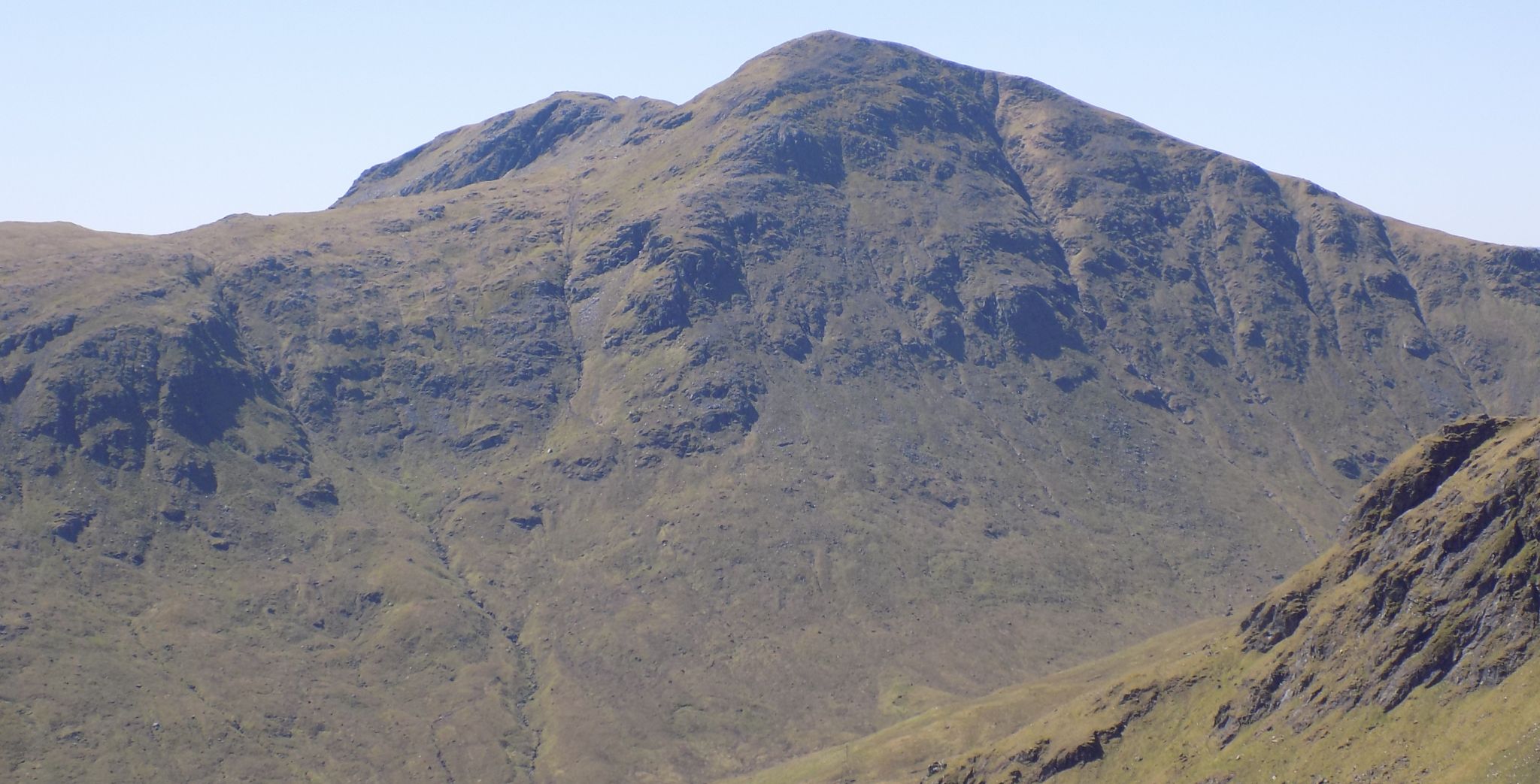 Ben Challum on ascent of Creag Mhor