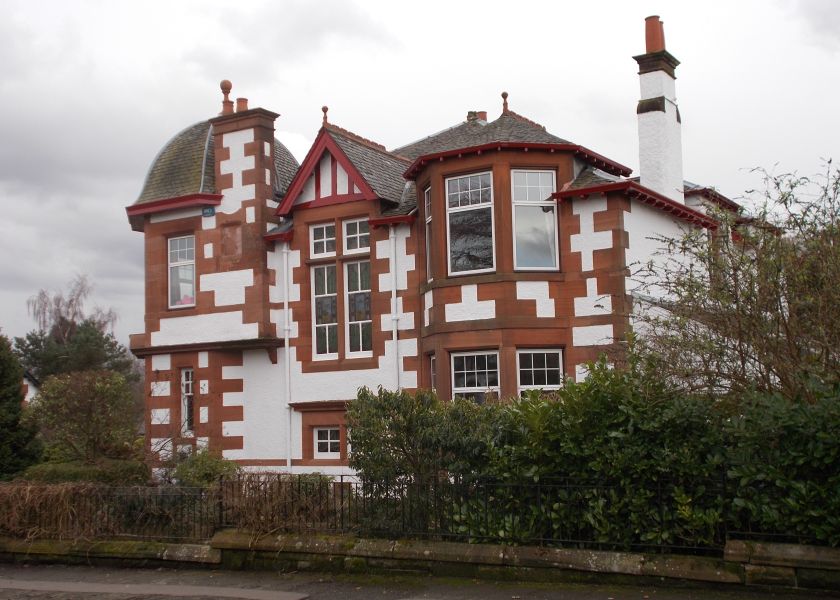 Victorian Villa in Thorn Road part of the Conservation Area of Bearsden