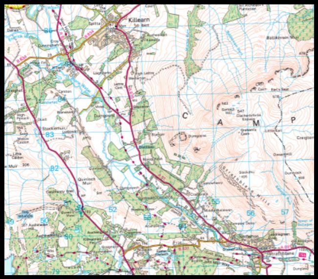 Map of Pipe Track