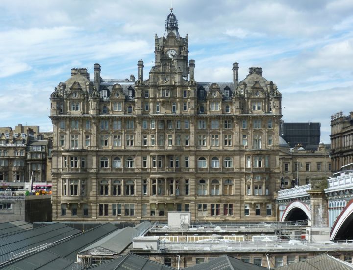 The former North British Hotel above Waverley Station in Edinburgh City Centre