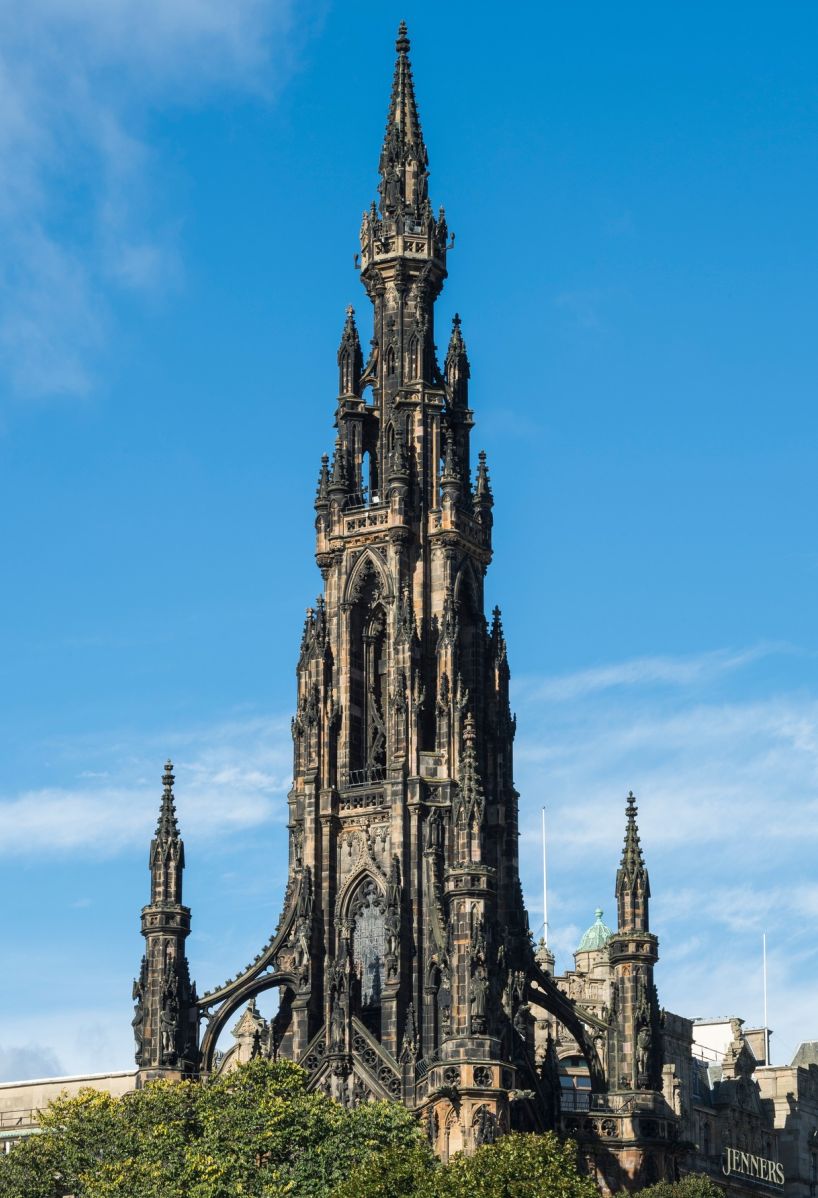 Scott Monument in Edinburgh City Centre