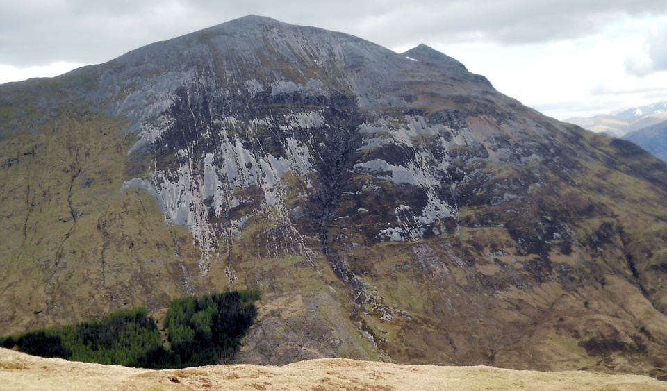 Sgorr Dhearg on Beinn a' Bheithir from Meall Ligiche