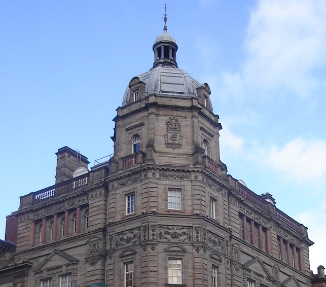 Classical Architecture of Buildings in Buchanan Street in Glasgow city centre