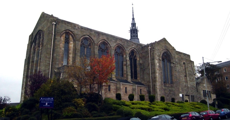 St John's Renfield Church in Beaconsfield Road in Kelvindale off Great Western Road in the West End of Glasgow