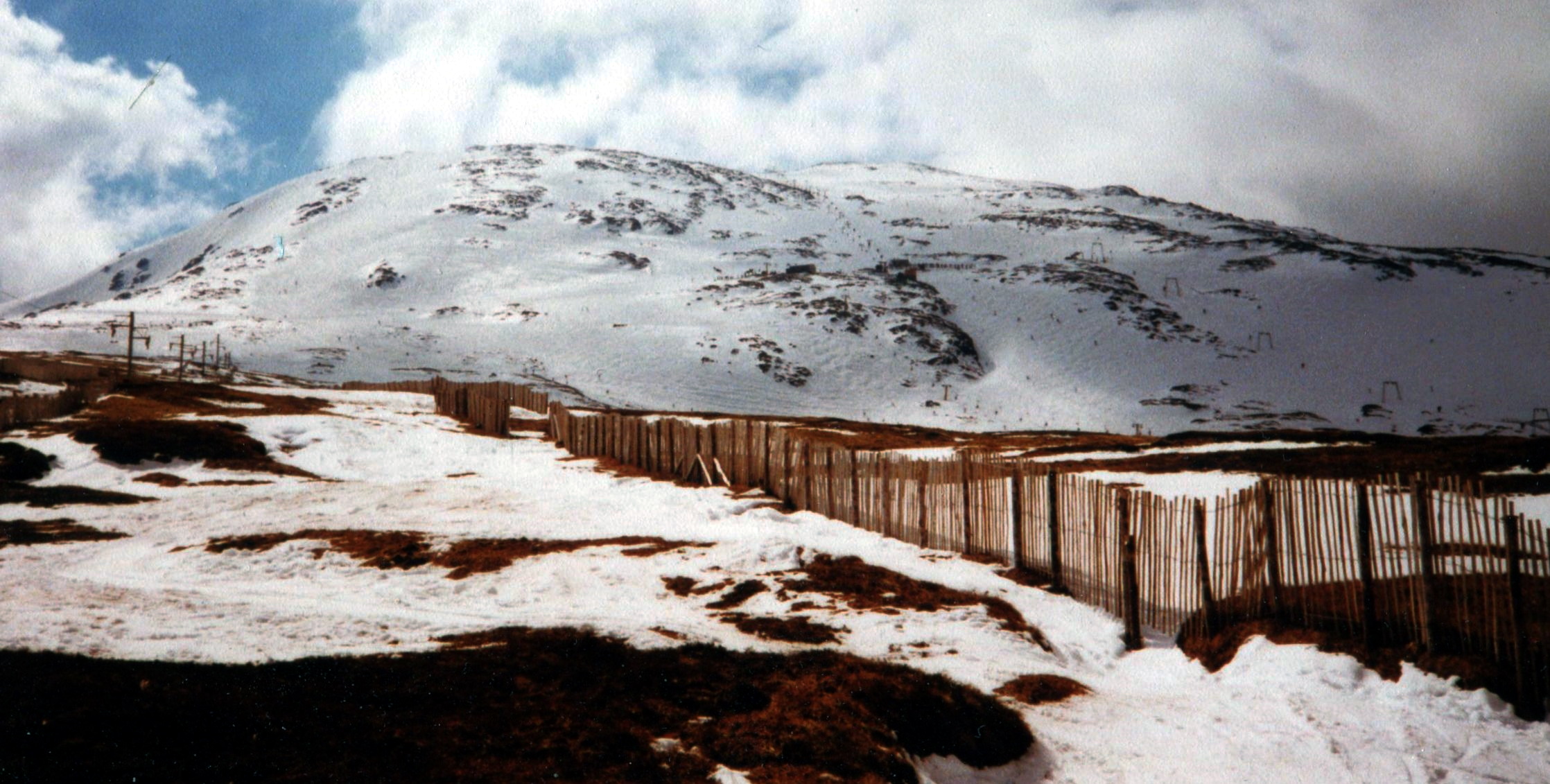 Ski Slopes on Meall a Bhuiridh in Glencoe