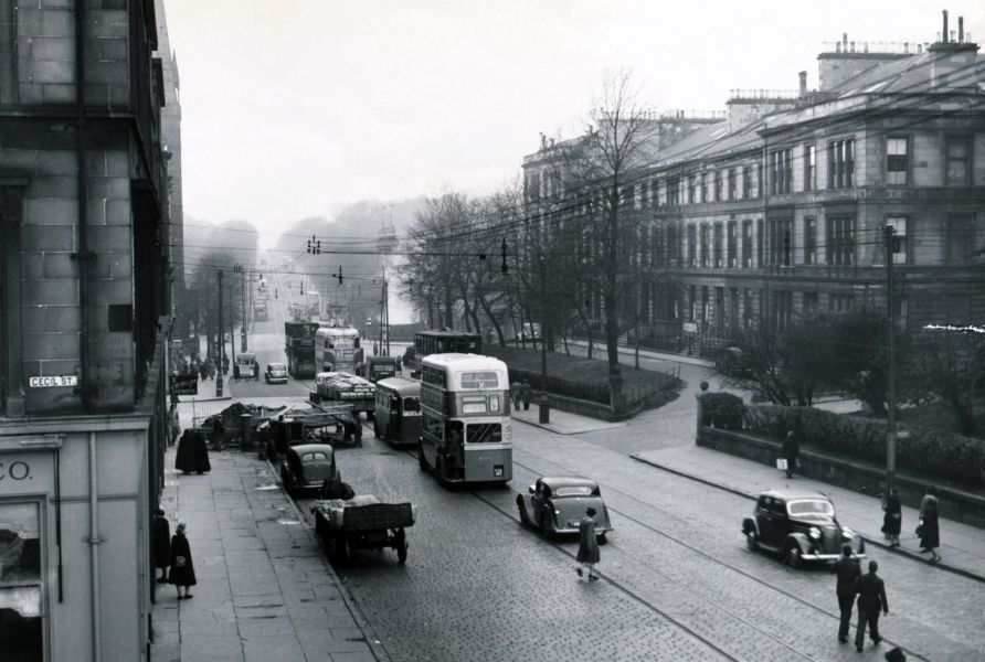 Great Western Road in Glasgow