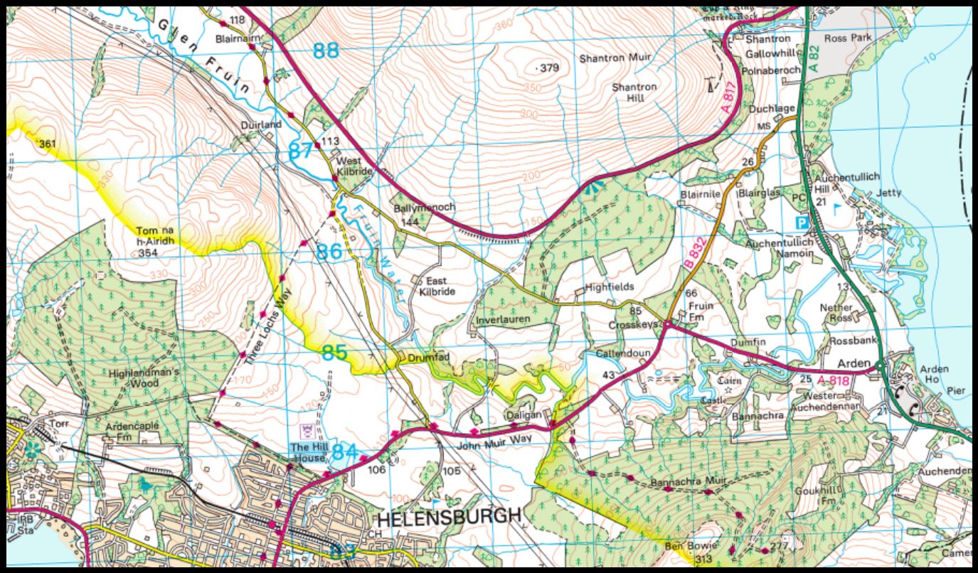 Map of Helensburgh